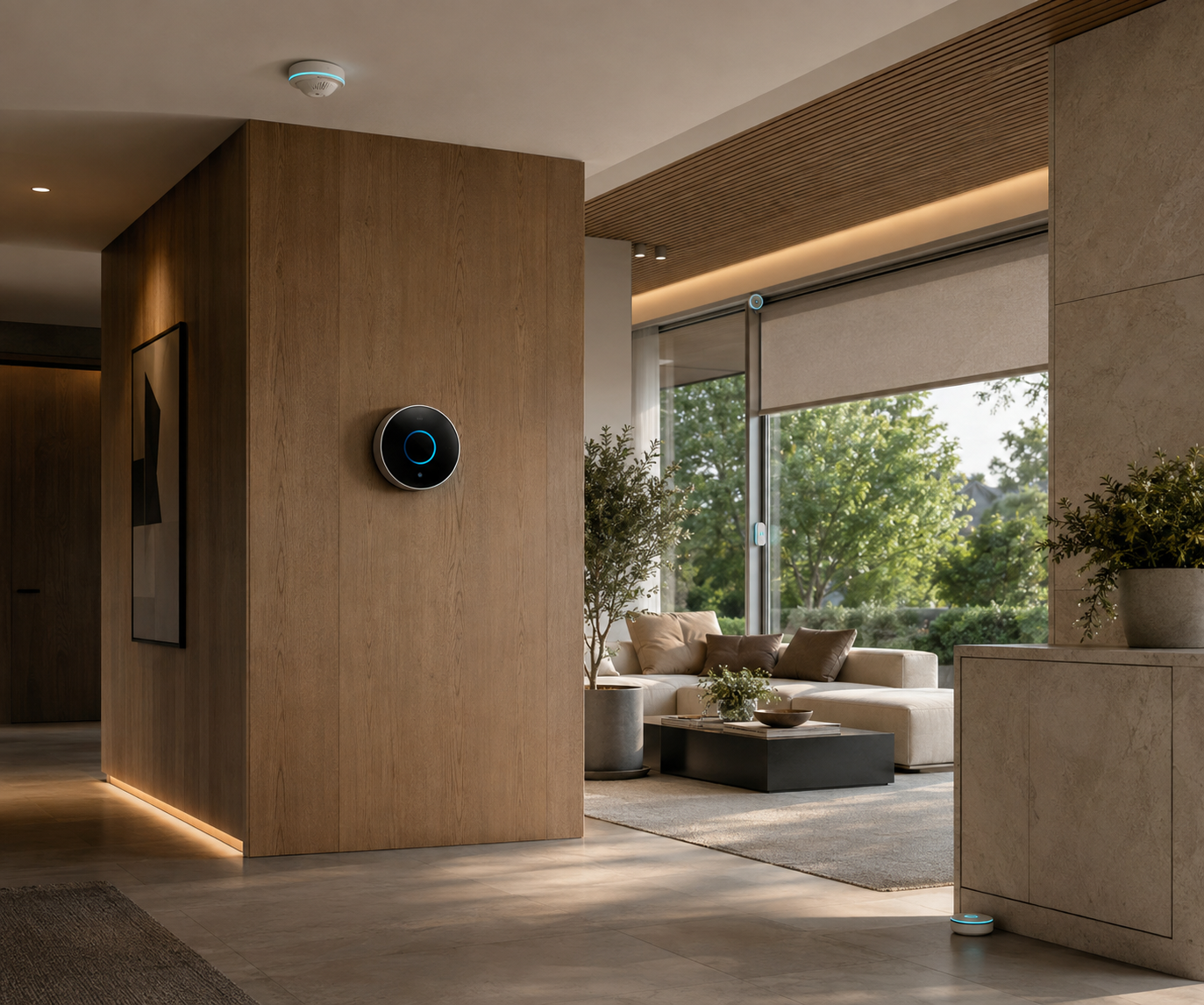 Integrated smart-home sensors