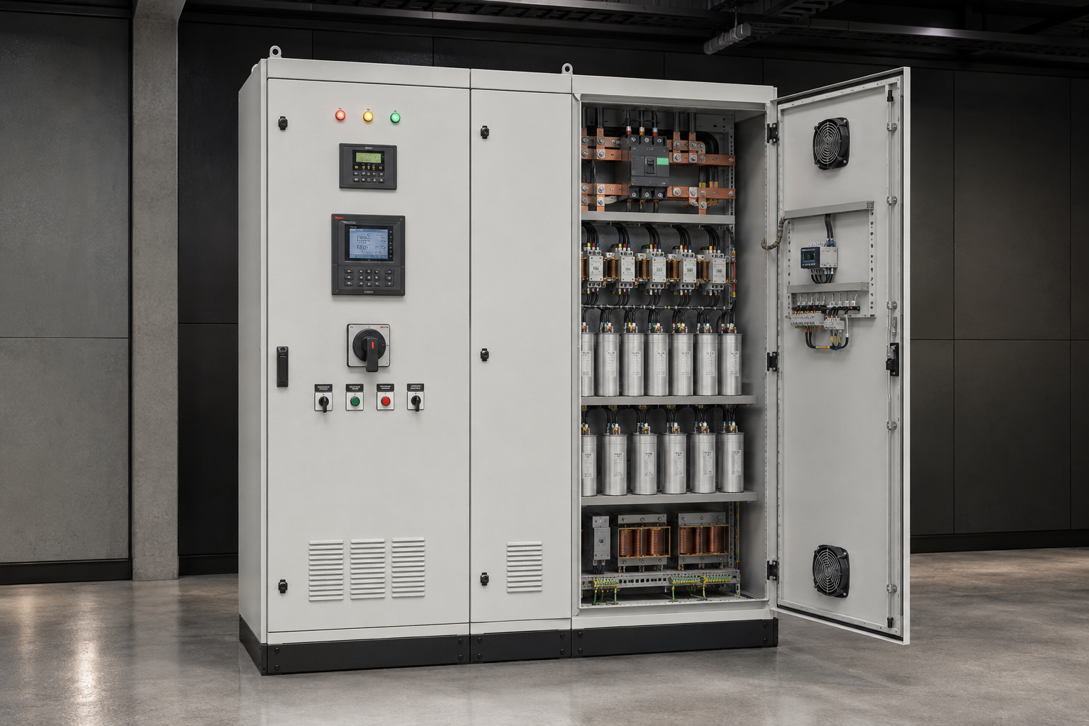 Automatic power factor correction panel