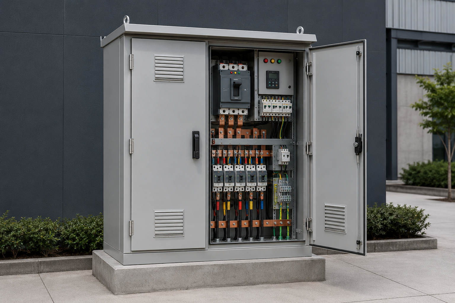 Feeder pillar panel