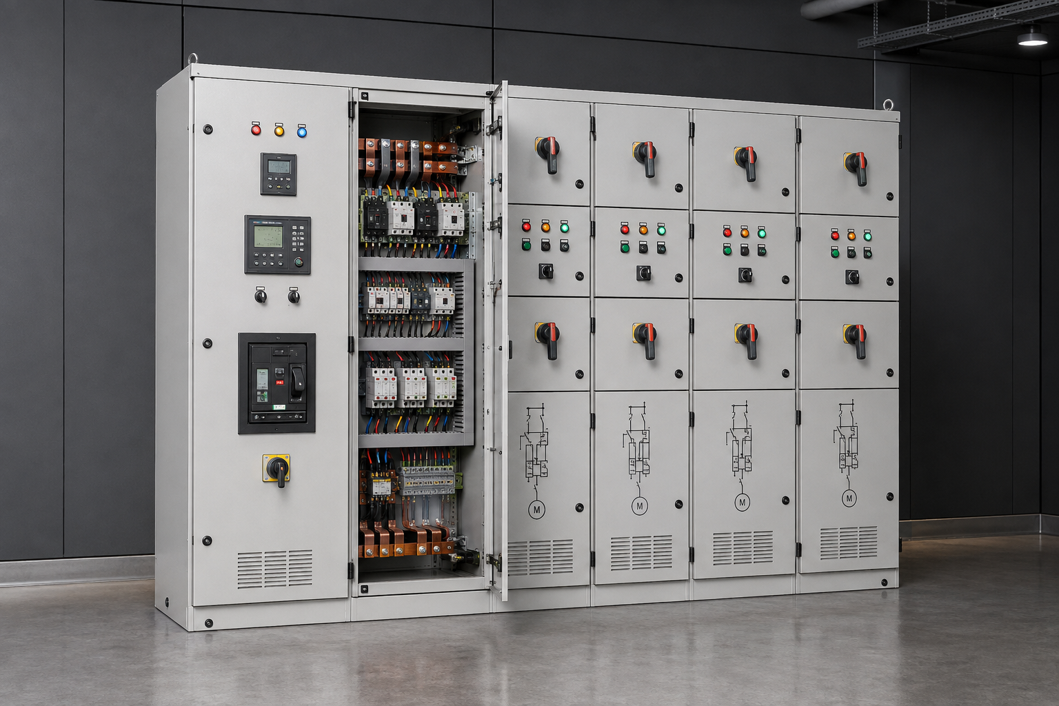 Motor distribution board