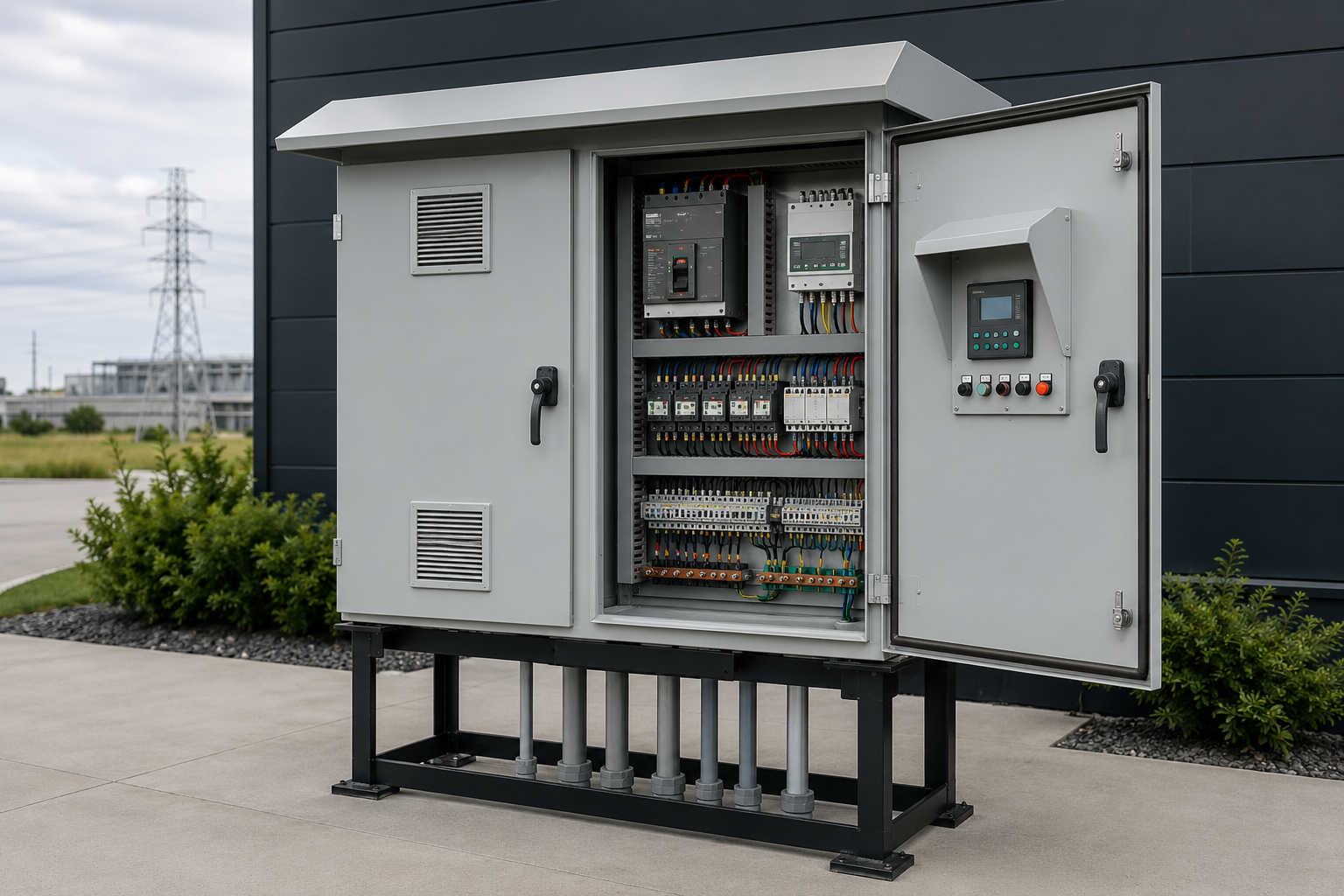 Outdoor electrical panel board